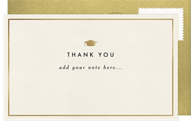 'Captured & Celebrated' Graduation Thank You Note