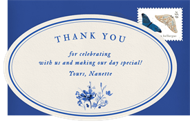 'Market Bloom' Baby Shower Thank You Note