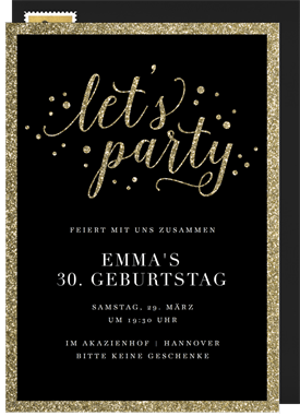 'Join the Party' Adult Birthday Invitation