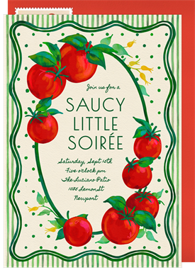 'Pomodoro' Summer Party Invitation