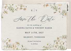 'Delicate Romance' Wedding Save the Date