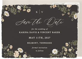 'Delicate Romance' Wedding Save the Date