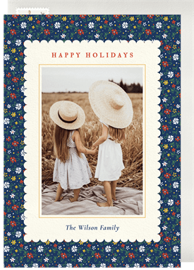 'Winter Bloom' Holiday Greetings Card