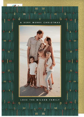 'Sketched Lines' Christmas Greetings Card