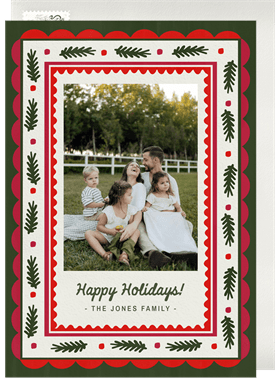 'Playful Branches' Holiday Greetings Card