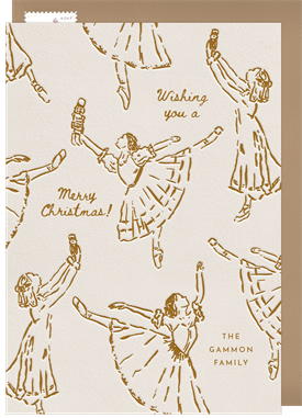 'Nutcracker Claras' Christmas Greetings Card