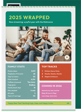 'Wrapped' New Year's Greeting Card