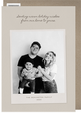 'Classic Polaroid' Holiday Greetings Card