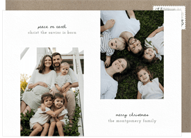 'Peaceful' Christmas Greetings Card
