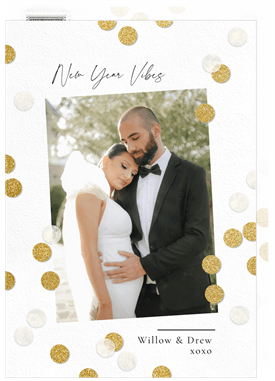 'Confetti Moments' New Year's Greeting Card