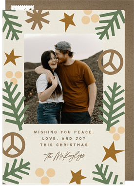 'Craft Sprigs' Christmas Greetings Card