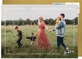 'All These Things and More' New Year's Greeting Card