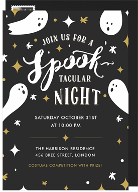 'Spooktacular' Halloween Invitation