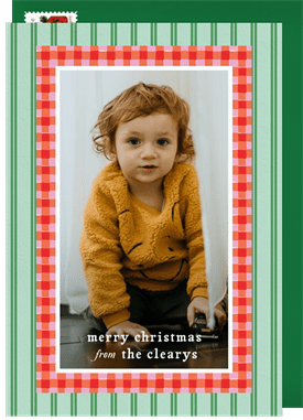 'Maximalist Borders' Christmas Greetings Card