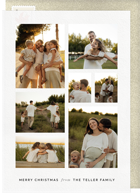 'Timeless Collage' Christmas Greetings Card