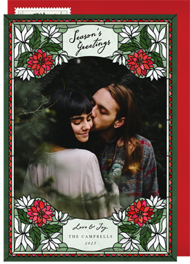 'Radiant Glass' Holiday Greetings Card