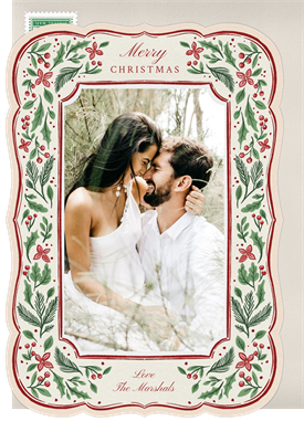 'Festive Foliage' Christmas Greetings Card