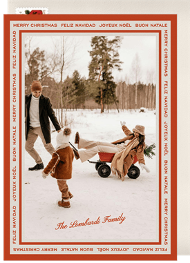 'Multilingual Greetings' Christmas Greetings Card