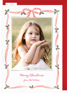 'Holly Boughs' Christmas Greetings Card