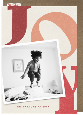 'Big Joy' Holiday Greetings Card