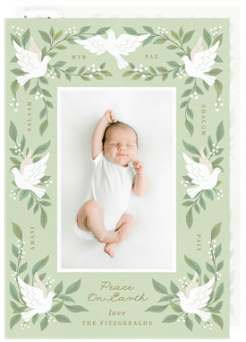 'Languages of Peace' Christmas Greetings Card