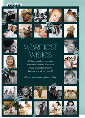 'Snowflake Windows' Holiday Greetings Card