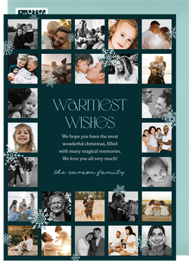 'Snowflake Windows' Christmas Greetings Card