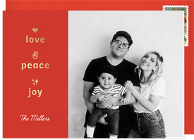 'Festive Icons' Holiday Greetings Card