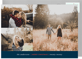 'Trio Greeting' Christmas Greetings Card