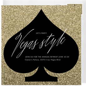 'Vegas Style' Business Invitation