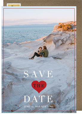 'Sweet Heart Frame' Wedding Save the Date