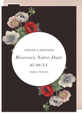 'Wildflower Blooms' Wedding Save the Date