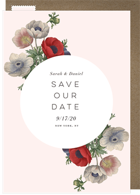 'Wildflower Blooms' Wedding Save the Date