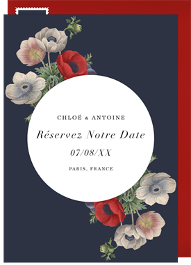 'Wildflower Blooms' Wedding Save the Date