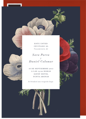 'Wildflower Blooms' Wedding Invitation