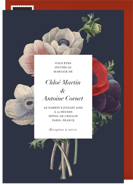 'Wildflower Blooms' Wedding Invitation