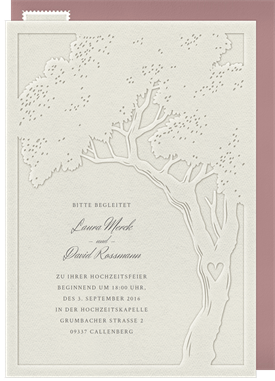 'Tree of Life' Wedding Invitation