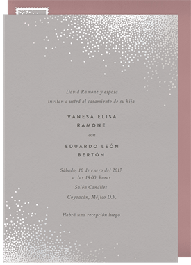 'Crystal Bling' Wedding Invitation