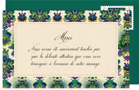 'Deconstructed Damask' Wedding Thank You Note