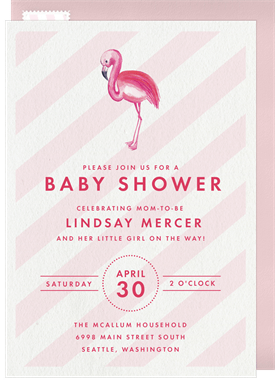 'The Mingo' Baby Shower Invitation