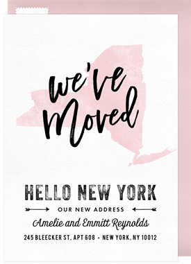 'Hello New York' Moving Announcement