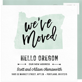 'Hello Oregon' Moving Announcement