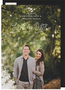 'Fancy Free' Wedding Save the Date