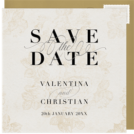 'Valencia' Wedding Save the Date