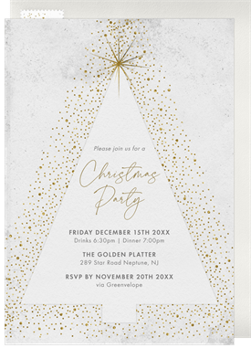 'O, Tannenbaum' Christmas Party Invitation