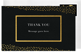 'Foiled Effervescence' Business Thank You Note