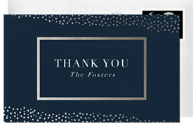 'Foiled Effervescence' Wedding Thank You Note