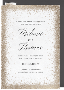 'Moon Dust' Wedding Invitation