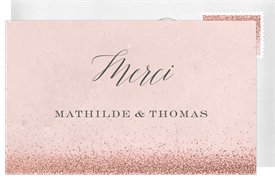 'Moon Dust' Wedding Thank You Note