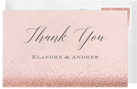 'Moon Dust' Wedding Thank You Note